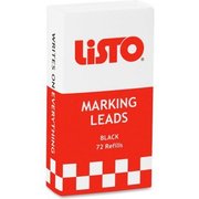 Lesro Industries Listo Marking Pencil Refill, Red, 12/Box 162BRD